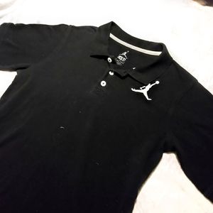 Jordan Embroidered Kids XL Black Jumpman Polo